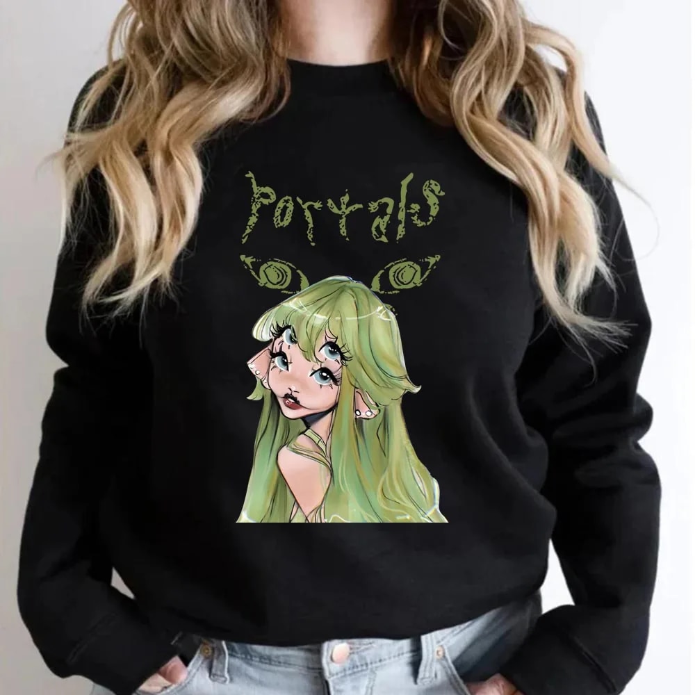 Melanie Portals Green Girl Sweatshirt