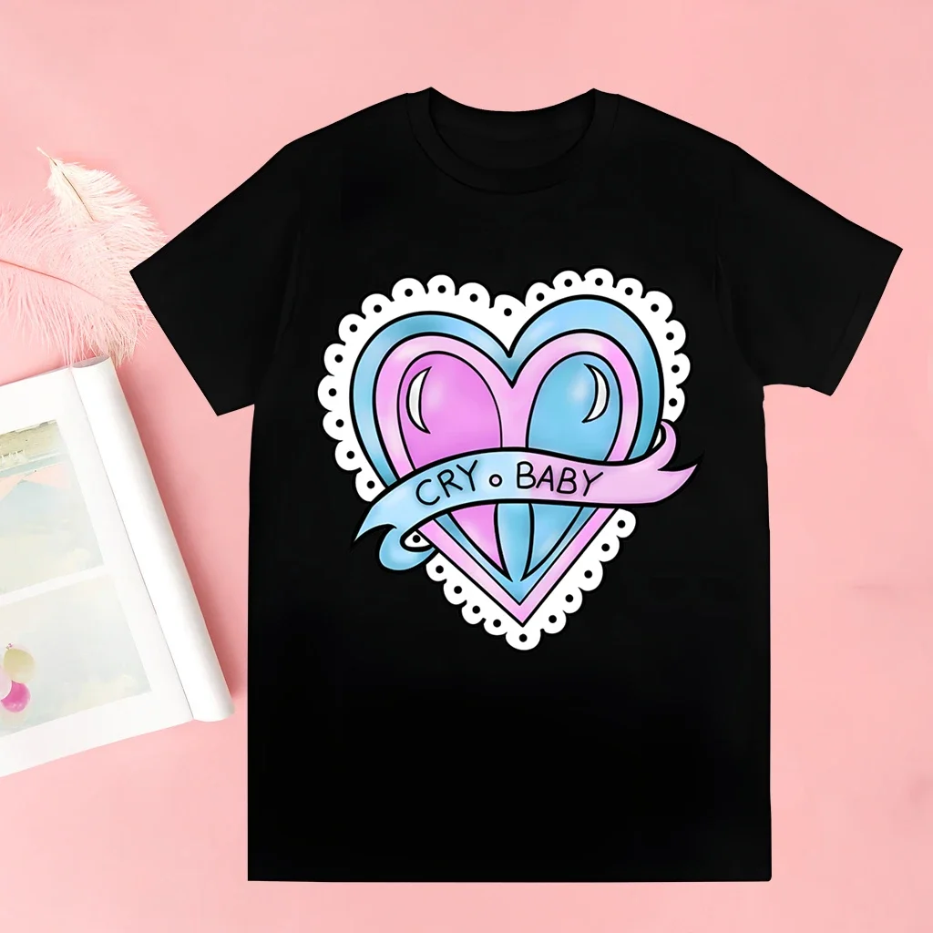 Melanie Martinez Colorful Cry Baby Heart T-Shirt