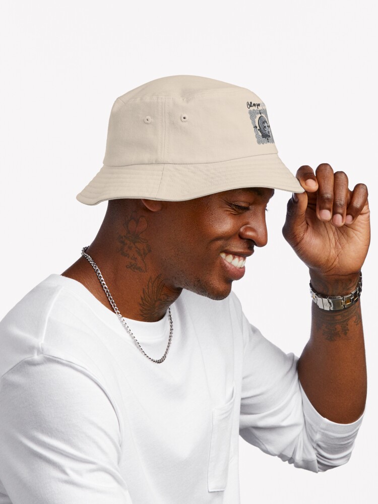 Call Me Your Nymph Black Alien Egil Tee Bucket Hat - Image 3