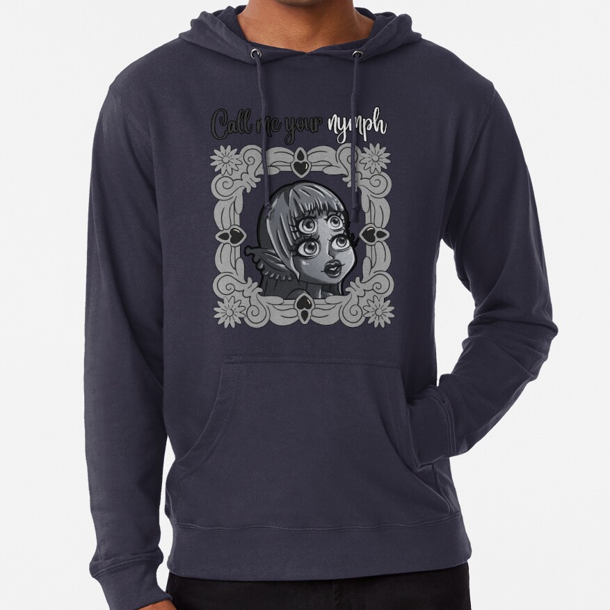 Call Me Your Nymph Black Hoodie - Image 2