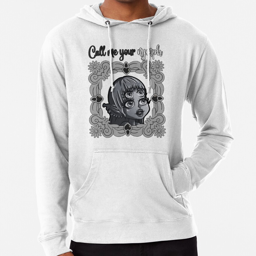 Call Me Your Nymph Black Hoodie - Image 6