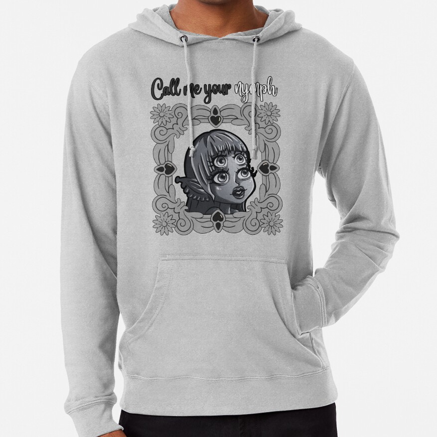 Call Me Your Nymph Black Hoodie - Image 5