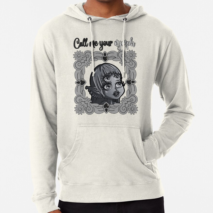 Call Me Your Nymph Black Hoodie - Image 7
